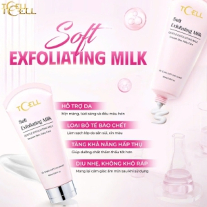 TẨY TẾ BÀO CHẾT TCELL SOFT EXFOLIATING MILK – MỀM MỊN TỪ LẦN ĐẦU SỬ DỤNG